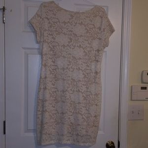 Cream lace dress